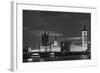 Great Britain, London. Dusk on Big Ben and the Houses of Parliament-Dennis Flaherty-Framed Photographic Print