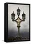 Great Britain, London, heaven, lantern, the Thames, bridge-Nora Frei-Framed Stretched Canvas