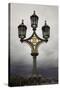 Great Britain, London, heaven, lantern, the Thames, bridge-Nora Frei-Stretched Canvas