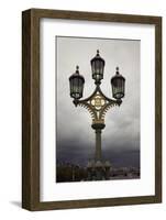 Great Britain, London, heaven, lantern, the Thames, bridge-Nora Frei-Framed Photographic Print