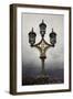 Great Britain, London, heaven, lantern, the Thames, bridge-Nora Frei-Framed Premium Photographic Print