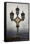 Great Britain, London, heaven, lantern, the Thames, bridge-Nora Frei-Framed Stretched Canvas