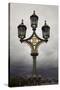 Great Britain, London, heaven, lantern, the Thames, bridge-Nora Frei-Stretched Canvas