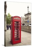 Great Britain, London, house, telephone box, architecture, facade-Nora Frei-Stretched Canvas