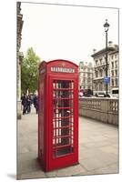 Great Britain, London, house, telephone box, architecture, facade-Nora Frei-Mounted Premium Photographic Print