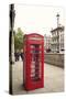 Great Britain, London, house, telephone box, architecture, facade-Nora Frei-Stretched Canvas