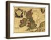 Great Britain - Panoramic Map-Lantern Press-Framed Art Print