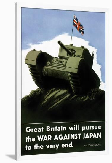 Great Britain Pursues the War with Japan-null-Framed Art Print