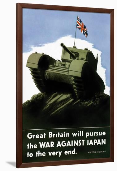 Great Britain Pursues the War with Japan-null-Framed Art Print