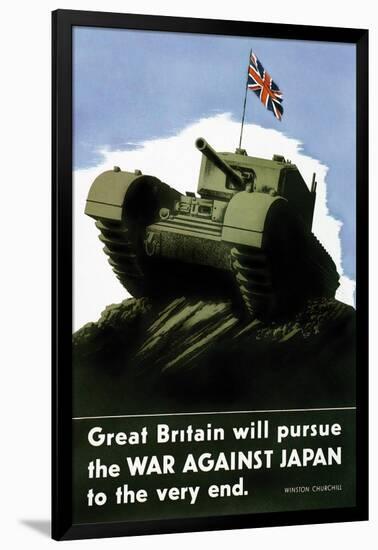 Great Britain Pursues the War with Japan-null-Framed Art Print