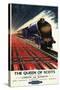 Great Britain - Queen of Scots Pullman Train British Railways Poster-Lantern Press-Stretched Canvas