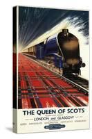 Great Britain - Queen of Scots Pullman Train British Railways Poster-Lantern Press-Stretched Canvas