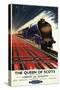 Great Britain - Queen of Scots Pullman Train British Railways Poster-Lantern Press-Stretched Canvas