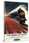 Great Britain - Queen of Scots Pullman Train British Railways Poster-Lantern Press-Stretched Canvas