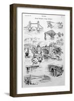 Great Britain's Great Bridges, Advert for Owbridge Lung Tonic, 1901-null-Framed Giclee Print