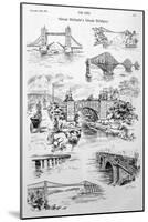 Great Britain's Great Bridges, Advert for Owbridge Lung Tonic, 1901-null-Mounted Giclee Print