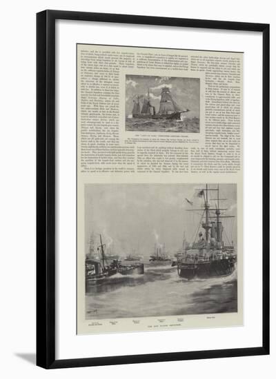 Great Britain's Naval Preparations-null-Framed Giclee Print