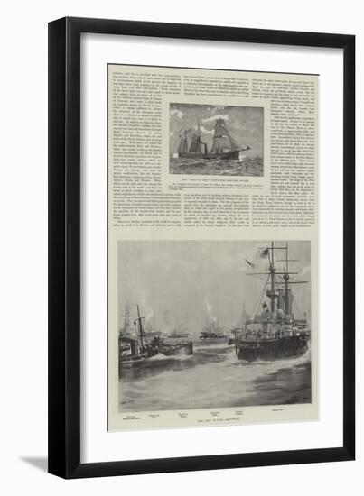 Great Britain's Naval Preparations-null-Framed Premium Giclee Print