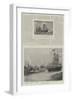 Great Britain's Naval Preparations-null-Framed Premium Giclee Print