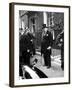 Great Britain's Prime Minister Winston Churchill Leaving His Home-Carl Mydans-Framed Photographic Print