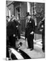 Great Britain's Prime Minister Winston Churchill Leaving His Home-Carl Mydans-Mounted Photographic Print