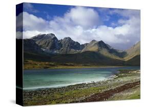 Great Britain, Scotland, Island Skye, Loch Slapin, Black Cuillins-Thonig-Stretched Canvas