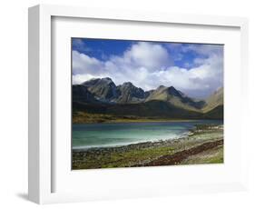 Great Britain, Scotland, Island Skye, Loch Slapin, Black Cuillins-Thonig-Framed Photographic Print