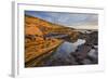 Great Britain, Scotland, Tarbat Ness, Lighthouse, Sea, Rock, Dusk-Rainer Mirau-Framed Photographic Print