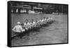 Great Britain, Silver Medallists in the Eights at the 1928 Amsterdam Olympi-Bushells of Henley-Framed Stretched Canvas