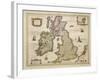 Great Britian and Ireland from Theatrum Orbis Terrarum by Willem Bleau, Amsterdam, 1635-1645-null-Framed Giclee Print