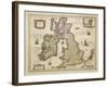 Great Britian and Ireland from Theatrum Orbis Terrarum by Willem Bleau, Amsterdam, 1635-1645-null-Framed Giclee Print