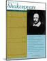 Great British Writers - William Shakespeare-null-Mounted Art Print