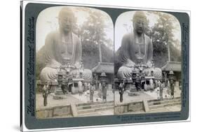 Great Bronze Buddha, Kamakura, Japan, 1904-Underwood & Underwood-Stretched Canvas