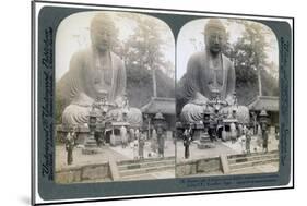 Great Bronze Buddha, Kamakura, Japan, 1904-Underwood & Underwood-Mounted Premium Giclee Print