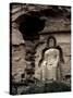 Great Buddha at Bingling Temple, Yellow River, Near Lanzhou, China-Occidor Ltd-Stretched Canvas