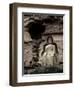 Great Buddha at Bingling Temple, Yellow River, Near Lanzhou, China-Occidor Ltd-Framed Photographic Print