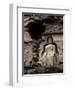 Great Buddha at Bingling Temple, Yellow River, Near Lanzhou, China-Occidor Ltd-Framed Photographic Print