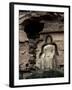 Great Buddha at Bingling Temple, Yellow River, Near Lanzhou, China-Occidor Ltd-Framed Photographic Print