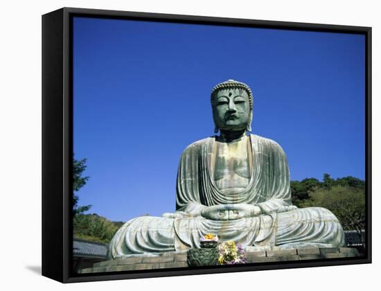 Great Buddha (Daibutsu) Kamakura Japan-null-Framed Stretched Canvas