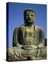 Great Buddha (Daibutsu) Kamakura Japan-null-Stretched Canvas