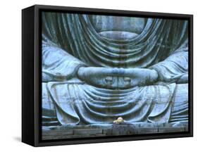 Great Buddha Detail, Kotokuji Temple, Kamakura, Japan-Rob Tilley-Framed Stretched Canvas