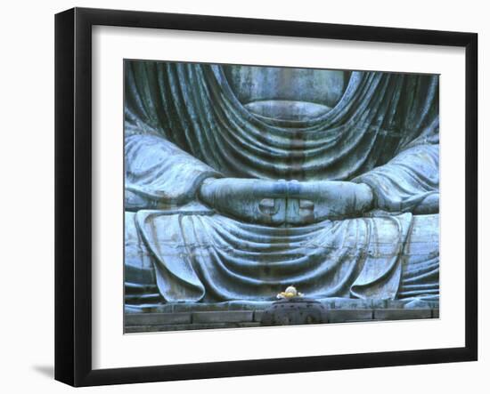 Great Buddha Detail, Kotokuji Temple, Kamakura, Japan-Rob Tilley-Framed Photographic Print