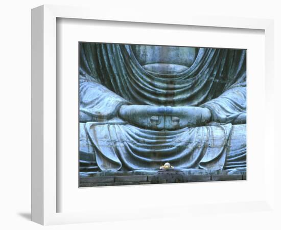 Great Buddha Detail, Kotokuji Temple, Kamakura, Japan-Rob Tilley-Framed Photographic Print