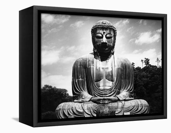 Great Buddha of Kamakura-null-Framed Stretched Canvas