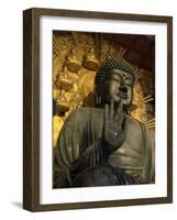 Great Buddha Statue in Todaiji Temple, Nara Prefecture, Japan-null-Framed Photographic Print