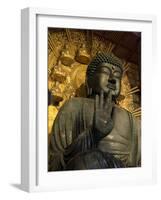 Great Buddha Statue in Todaiji Temple, Nara Prefecture, Japan-null-Framed Photographic Print