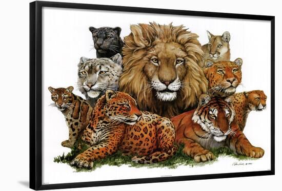 Great Cats-Peter Kull-Framed Poster