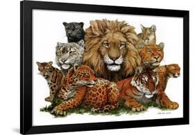 Great Cats-Peter Kull-Framed Poster