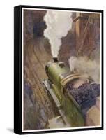 Great Central Express-H.r. Millar-Framed Stretched Canvas