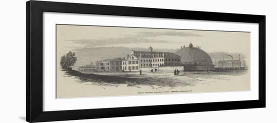 Great Central Railway Depot Detroit, Michigan, Us-null-Framed Giclee Print